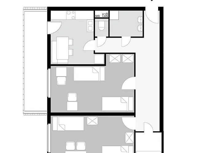 Roomy For Families And Groups Appartement *